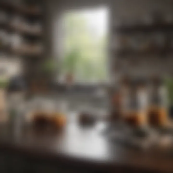 Eco-friendly kitchen with reusable containers