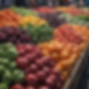 Fresh Produce at a Farmers Market Farmers market showcasing fresh produce