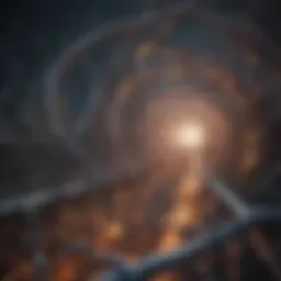 Illustration depicting the catabolic pathways in metabolism