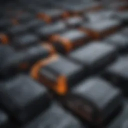 A detailed diagram showcasing different types of electric car batteries