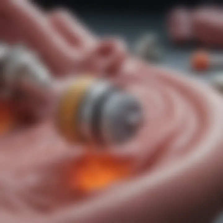 Illustration of calcium channel blocker mechanisms in atrial fibrillation