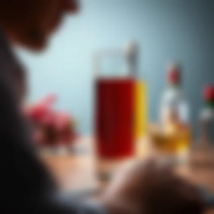 Preventive Strategies Against Alcohol-Induced Cancer A conceptual image depicting preventive strategies against alcohol-related cancer risks.