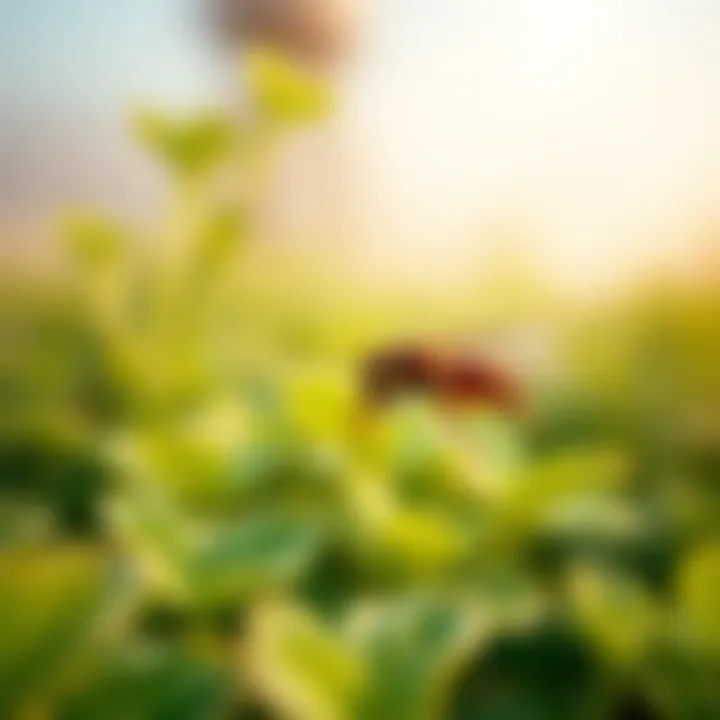 Visual representation of the agricultural applications of cantharidin and its impact on pest control.