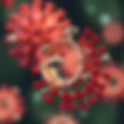 Illustration depicting CD3E antibody binding to a T-cell receptor