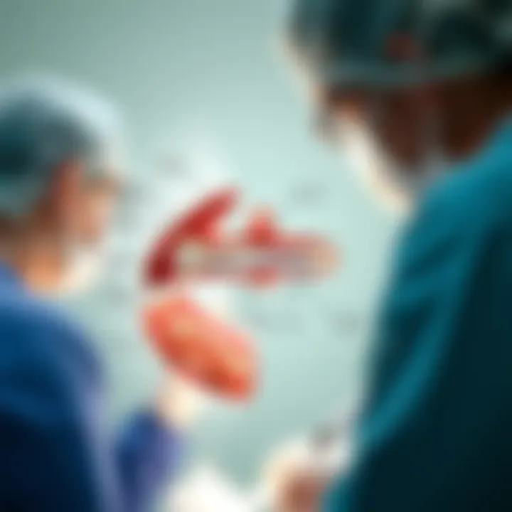 Diagram of surgical techniques for treating chronic maxillary sinusitis