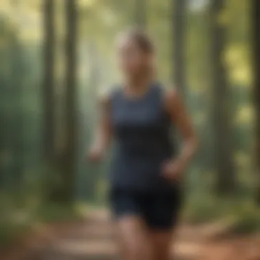 Embracing an Active Lifestyle for Better Health Individual engaging in physical activity outdoors