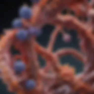 Exploring Genetic Influences on Colorectal Cancer Genetic research visuals illustrating hereditary factors