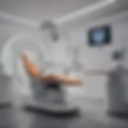 Advanced dental MRI machine in a clinical setting