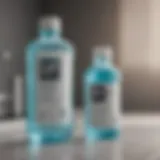 Bottle of Up and Up mouthwash with vibrant label