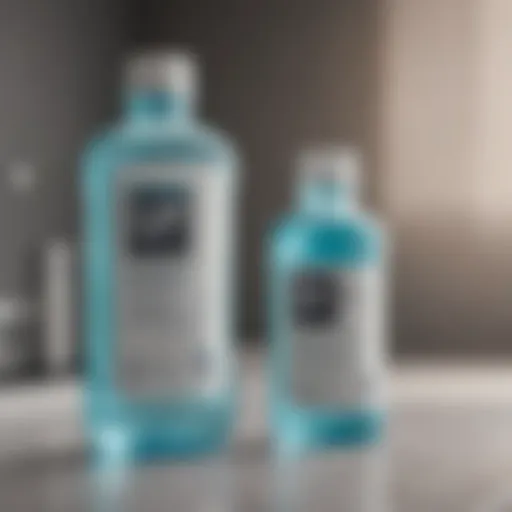 Bottle of Up and Up mouthwash with vibrant label