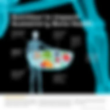 Infographic illustrating nutrition's role in bone health