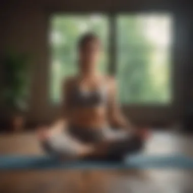 Yoga as a Healing Practice A person practicing yoga as a form of physical intervention