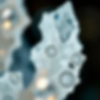 Microscopic view of aluminum oxide showing its unique physical properties