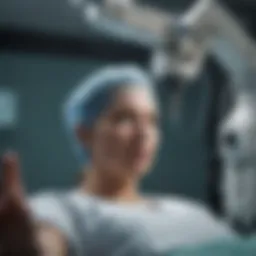 Robotic surgical system in an operating room