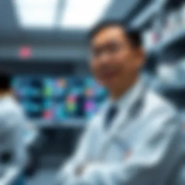 David Hong presenting breakthrough cancer research findings