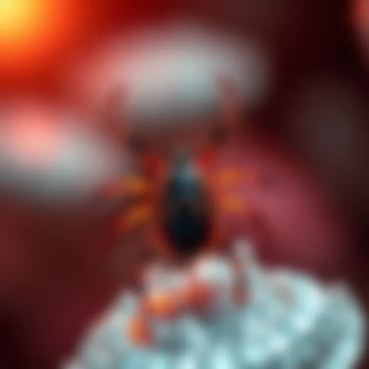 Visual representation of diseases transmitted by deer ticks