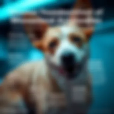 Canine Diseases Addressed by Monoclonal Antibodies Infographic highlighting diseases treatable with monoclonal antibodies in dogs