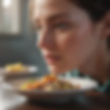 Mindfulness in Eating Habits A serene environment encouraging mindful eating