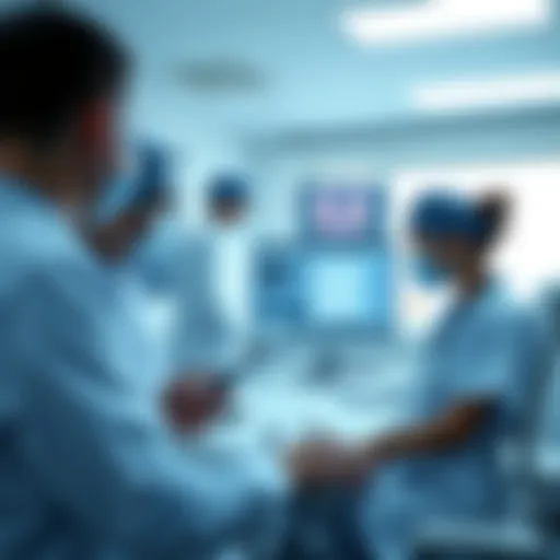 Visual representation of electronic medical records systems integration in healthcare