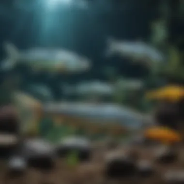 Diversity of Electric Fish Species Diverse species of electric fish in their habitat