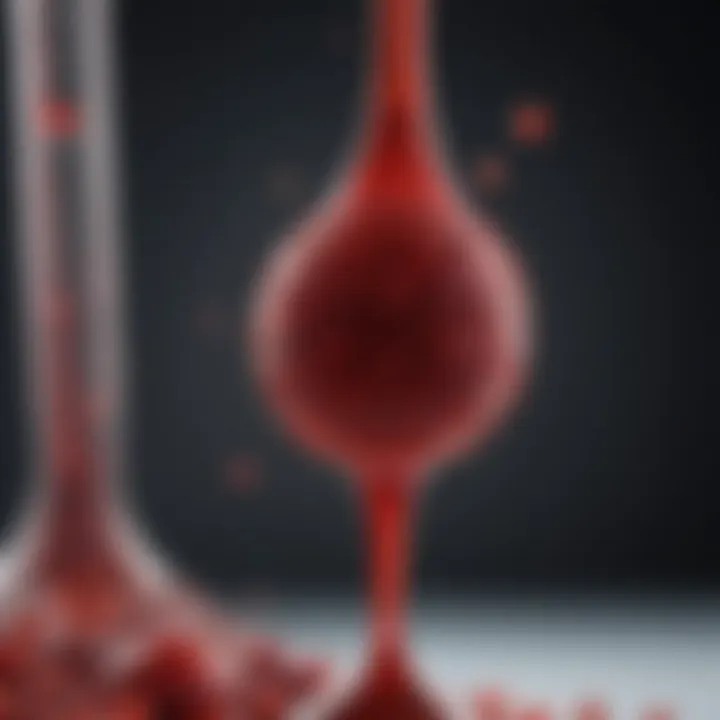 Infographic summarizing emerging research on leukemia blood markers