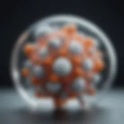 An illustration depicting the molecular structure of a novel antidepressant