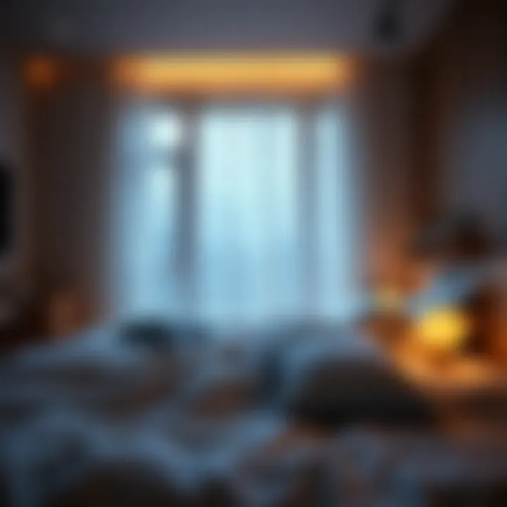Sleep Hygiene for Memory Improvement A serene bedroom environment promoting restful sleep for improved memory retention
