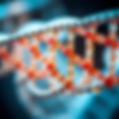 Ethics in Genetic Research A conceptual image depicting the intersection of ethics and genetics.