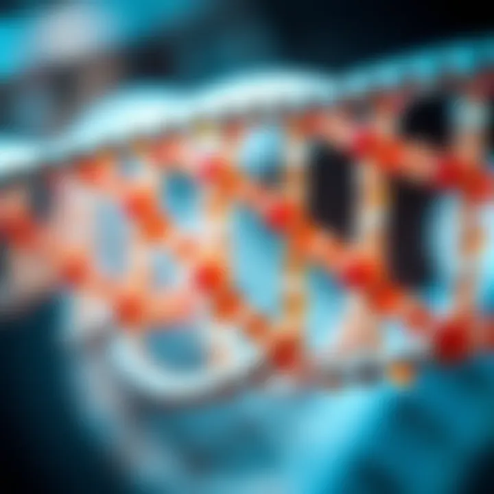 Ethics in Genetic Research A conceptual image depicting the intersection of ethics and genetics.