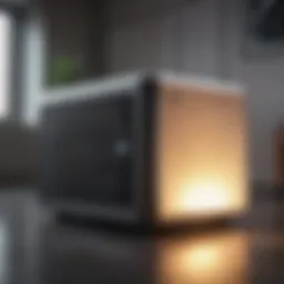 Air purifier showcasing advanced filtration technology