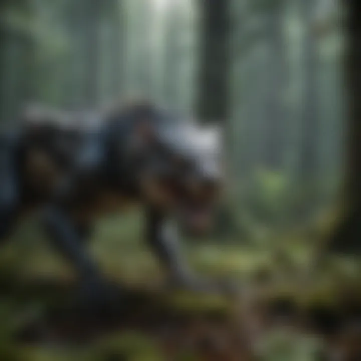 Graphical representation of predator-prey dynamics in ecosystems