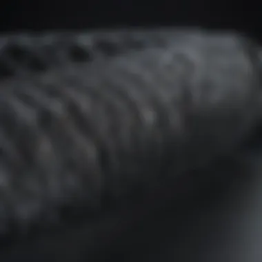 A detailed illustration of a carbon nanotube wire showcasing its unique cylindrical structure.