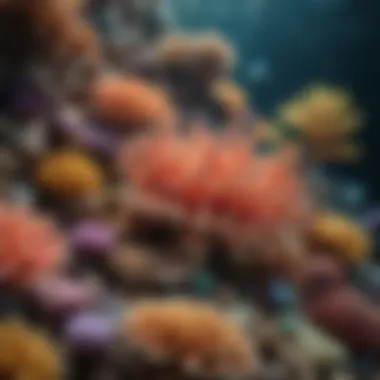 The Rich Biodiversity of Coral Reefs A vibrant coral reef teeming with marine life