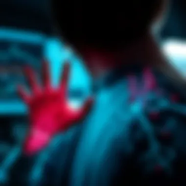 Visualization of neuropathy symptoms in relation to fasting practices