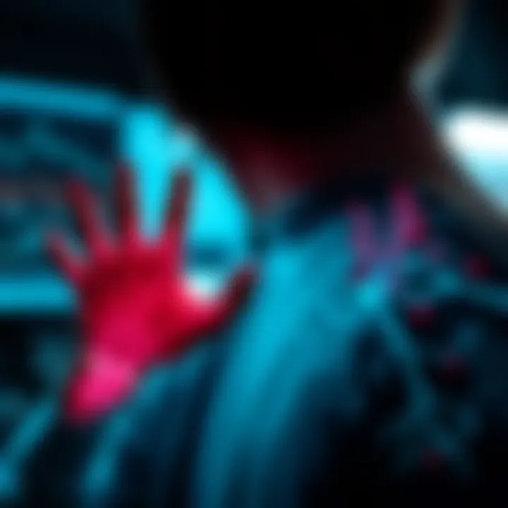 Visualization of neuropathy symptoms in relation to fasting practices