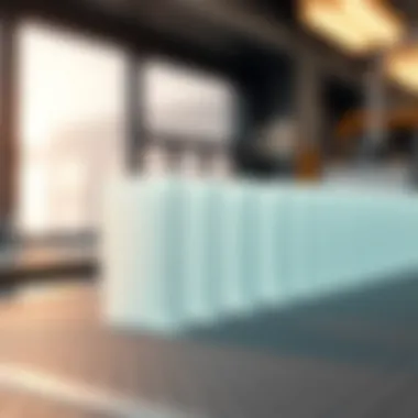 Visual representation of filtration efficiency using hollow fibre technology