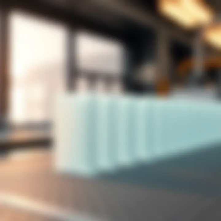 Visual representation of filtration efficiency using hollow fibre technology