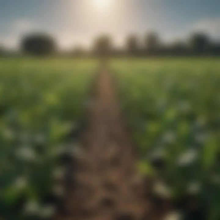 A lush green field showcasing healthy crops thriving without phosphorus fertilizer
