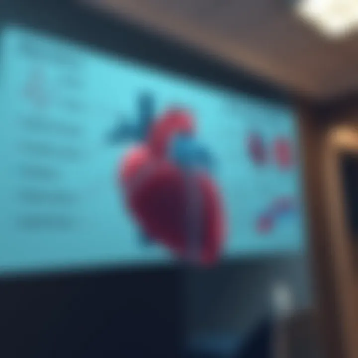 Chart depicting treatment strategies for managing myocardial insufficiency