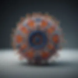 Structural representation of Rho A protein