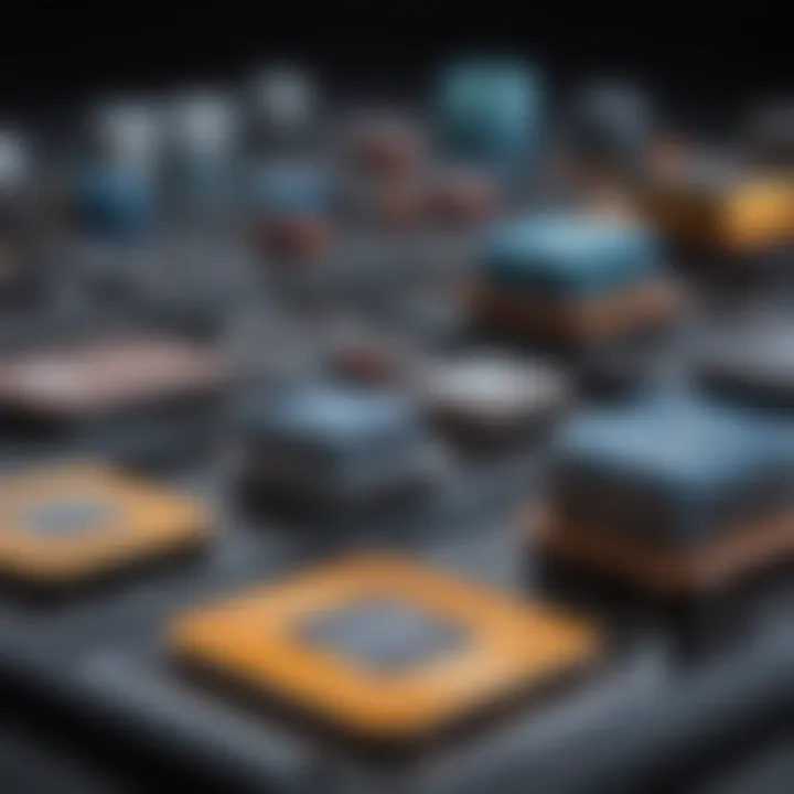 An infographic illustrating the various types of semiconductors and their applications
