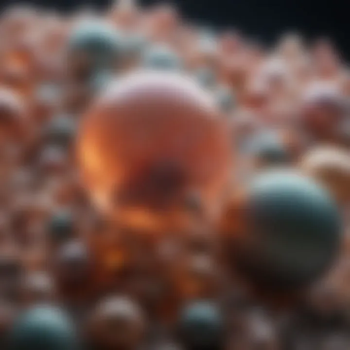 A scientific illustration depicting the biological factors affecting pearl coloration.