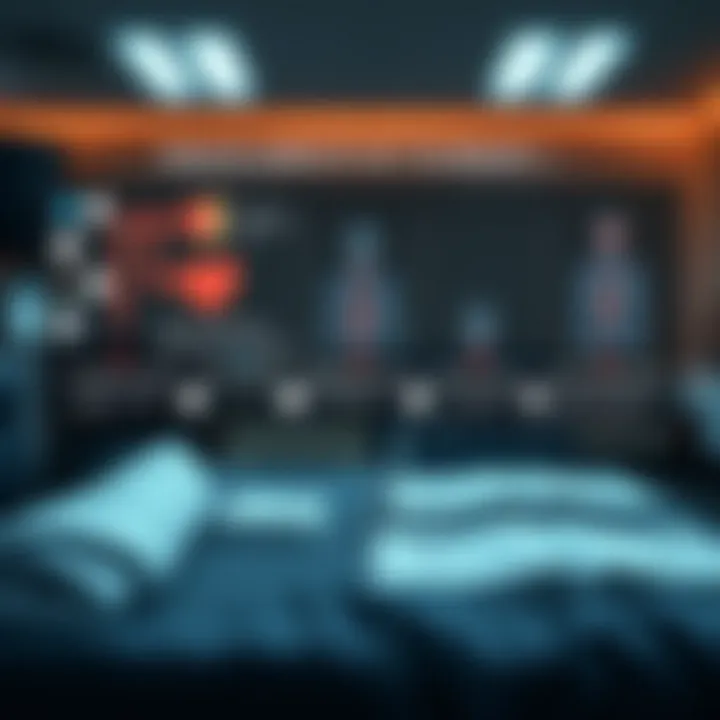 Illustration depicting various health impacts associated with weight status