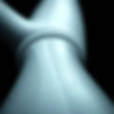 Close-up of a wind turbine blade