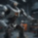 Cutting-edge robotics technology in action
