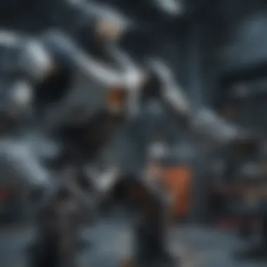 Cutting-edge robotics technology in action