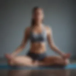 A serene yoga pose emphasizing balance and tranquility