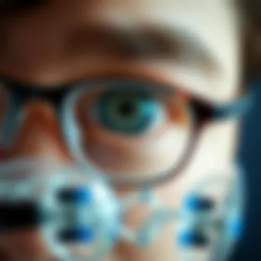 Treatment Methods for Myopia Visual representation of various treatment methods for myopia, showcasing glasses, contact lenses, and surgical options.