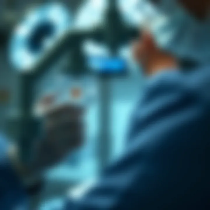 Pre-Operative Assessment for Eye Nerve Surgery A patient undergoing pre-operative assessment for eye nerve surgery