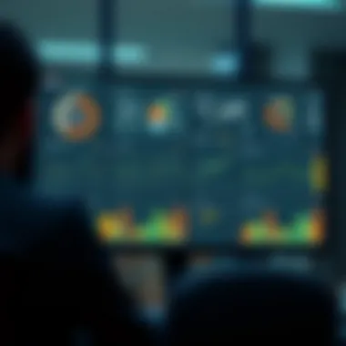 Dashboard showcasing financial analytics